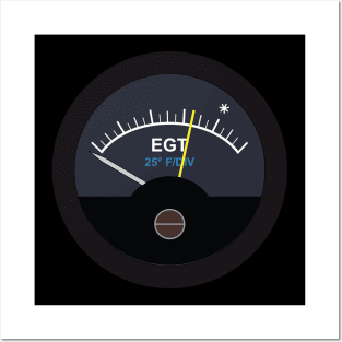 Exhaust Gas Temperature Indicator Posters and Art